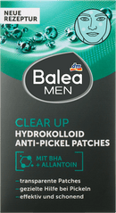Balea MEN Anti-puistjespleisters Clear Up hydrocolloïde, 36 stuks