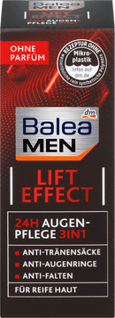 Balea MEN Crème Contour des Yeux Effet Lift 24h 3en1, 15 ml