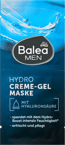 Balea MEN Gezichtsmasker Crème-Gel Hydro (2x8 ml), 16 ml