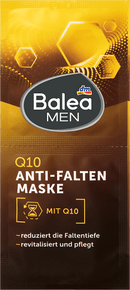 Balea MEN Masque Visage Q10 Anti-Rides, 16 ml