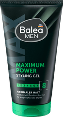 Gel coiffant Balea MEN Puissance maximale, 150 ml