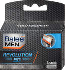 Lames de rasoir Balea MEN, Revolution 5.1, 4 pièces.