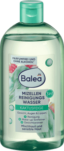Balea Micellair water voor de gemengde huid met cactusvijg, 400 ml