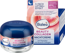 Balea Beauty Crème de nuit au collagène avec booster de collagène, 50 ml