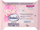 Balea Verzorgende reinigingsdoekjes 3-in-1, 25 stuks