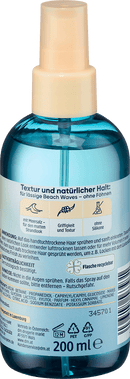 Spray texturant au sel marin Balea, 200 ml