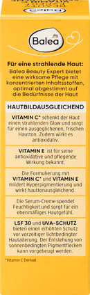 Balea Serum Beauty Expert Vitamine C-serumcrème SPF 30, 50 ml