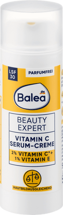 Balea Serum Beauty Expert Vitamine C-serumcrème SPF 30, 50 ml
