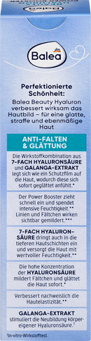 Balea Beauty Hyaluron Power Booster Concentré, 10 ml