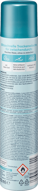Balea Shampooing sec Noix de coco hawaïenne, 200 ml