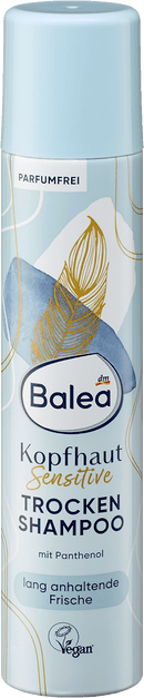 Balea Shampoing sec pour cuir chevelu sensible, 200 ml