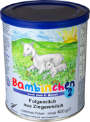 Bambinchen Vervolgmelk 2 op basis van geitenmelk vanaf de 6e maand, 400 g