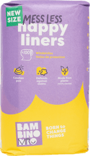 Bambino Mio Luierinlegvellen ‘mess less happy liners’, 100 vellen, 1 stuk