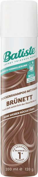 Batiste Droogshampoo voor bruin haar, 200 ml