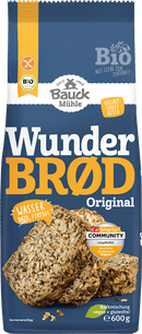 Bauckhof Baking Mix Wunderbröd, sans gluten, 600 g