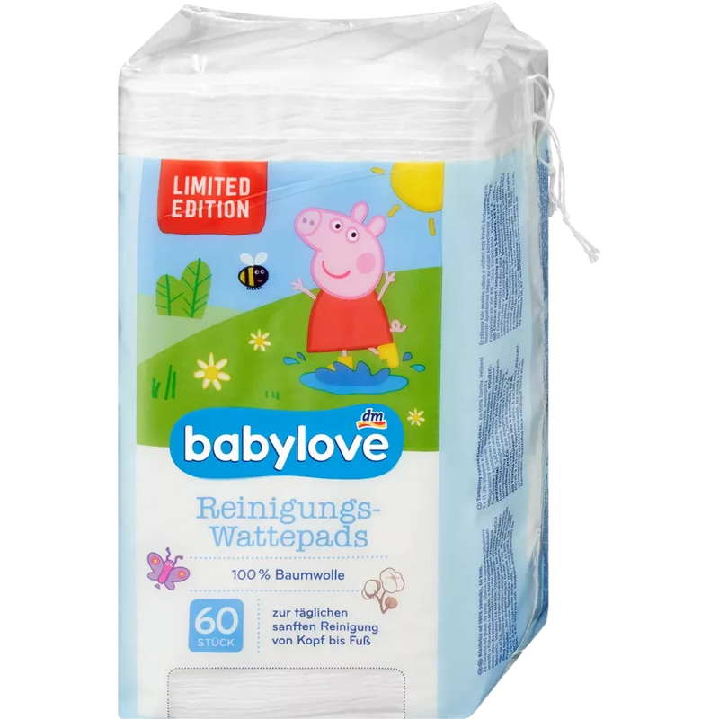 babylove Reinigende wattenschijfjes, 60 stuks