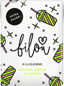 bilou Kauwgom, Slushy-smaak met appel, suikervrij (10 stuks), 24 g