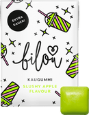 bilou Kauwgom, Slushy-smaak met appel, suikervrij (10 stuks), 24 g