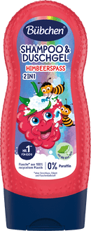 Bübchen Shampooing &amp; Gel Douche Kids Framboise Fun, 230 ml