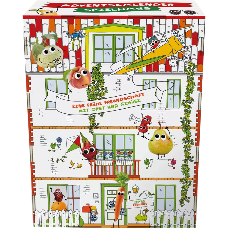 Freche Freunde Adventskalender speelhuis 2024, 1 stuk