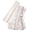 Lingettes Babylove Molton, à pois/unies, 2 pièces