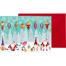 CACTUS Wenskaart kerst adventskalender kaart kabouter, 1 stuk