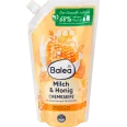 Balea Savon crème lait et miel, recharge, 500 ml