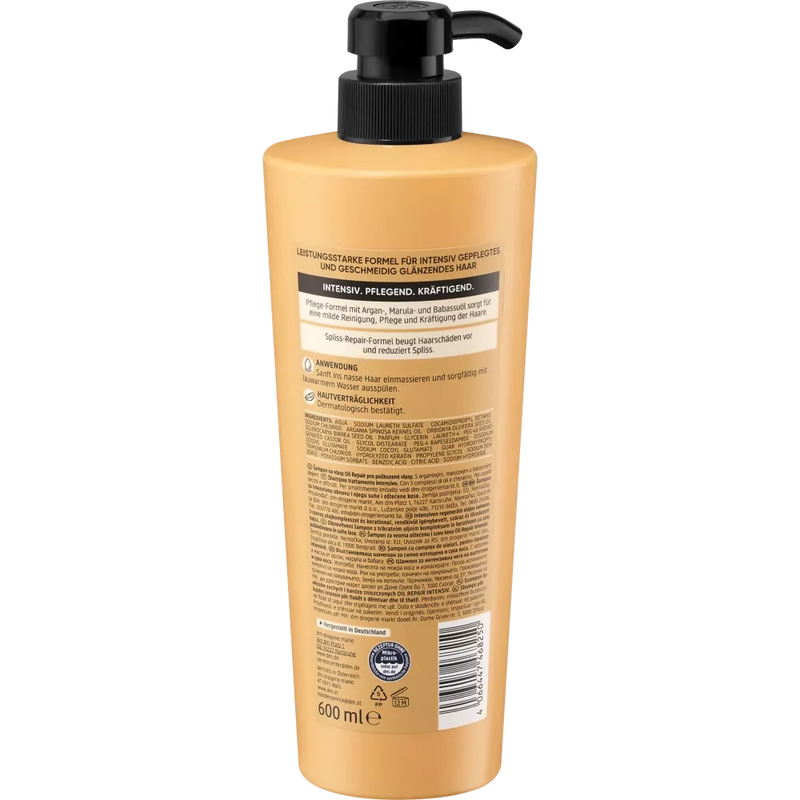 Balea Professional Shampoo Oil Repair Intensive, 600 ml