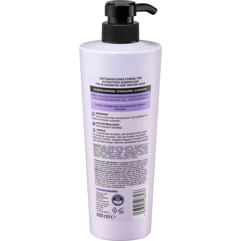 Balea Professional Conditioner zilverglans, 600 ml