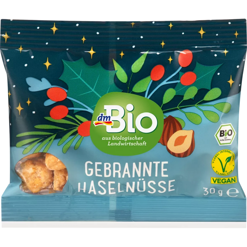 dmBio Geroosterde hazelnoten, adventskalender voor zelfontwerpen 2024, 30 g