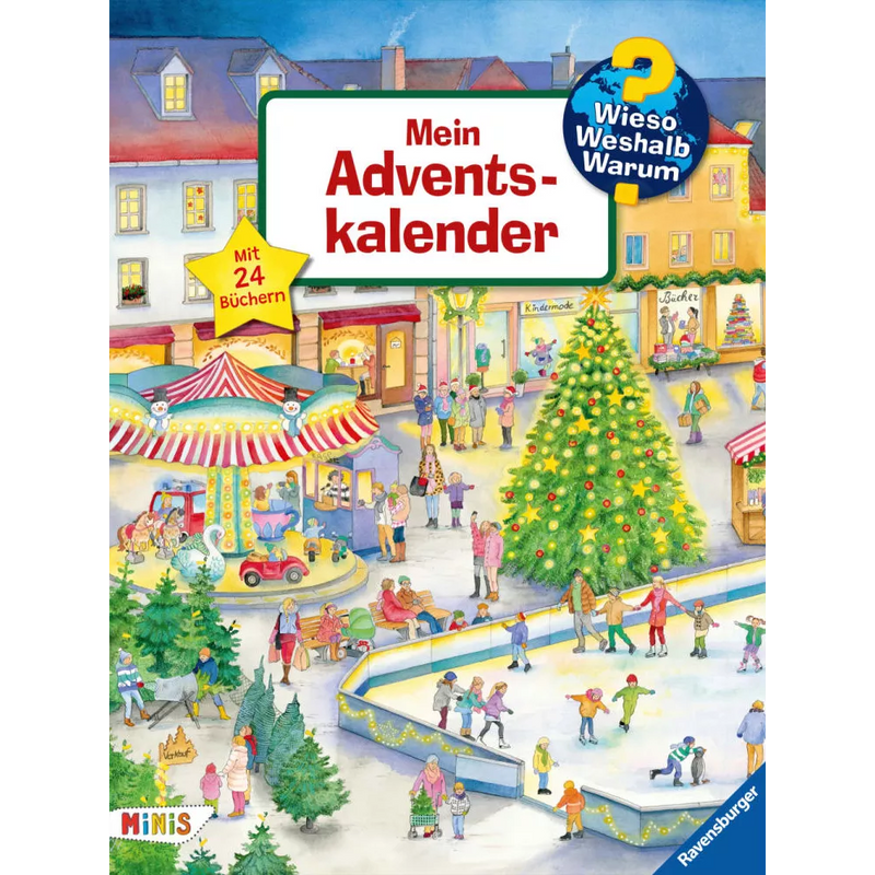 Ravensburger Adventskalender 2024 Waarom Waarom Waarom, 1 stuk