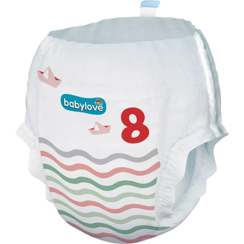 babylove Babybroek Premium maat 8, XXL, 19+ kg, 16 stuks.