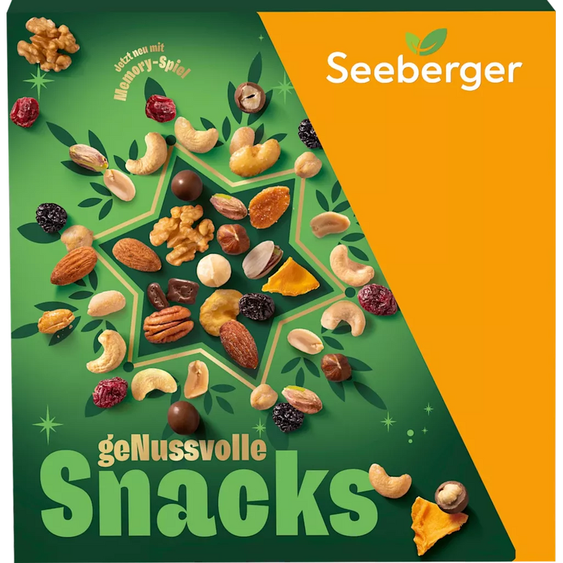 Seeberger Adventskalender 2025 - 24 nootachtige snacks, 645 g