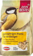 Dein Bestes Dein Bestes: het hele jaar door geschikt voer voor wilde vogels, 1 kg