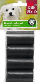 Dein Bestes Hondenpoepzakjes (4x20 stuks), 80 stuks