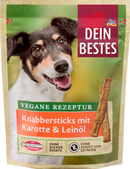 Dein Bestes Dog Snacks, Bâtonnets à grignoter Naturverliebt avec carotte, 60 g