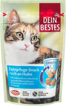 Dein Bestes Cat Snacks Nibble Snack, Pochettes à grignoter dentaires, 60 g