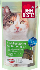 Dein Bestes Kattensnoepjes-snackzakjes met kattengras, 65 g