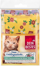 Dein Bestes Kattenspeelgoed knuffelkussentjes met kattenkruid & Silver Vine, Oma's favorieten, 2 stuks