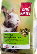 Dein Bestes Plat principal, Amoureux de la nature, menu pour lapins nains, 600 g