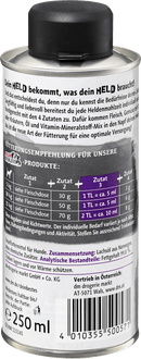 Dein Bestes Aliment complémentaire pour chiens, Heldenmahlzeit, 100% pure huile de saumon, 250 ml