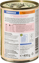 Votre meilleure nourriture humide pour chiens au poulet, courgettes, patates douces et huile de lin, servie naturellement, 400 g