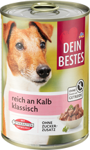 Dein Bestes Natvoer voor honden, rijk aan kalfsvlees, 400 g