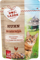 Dein Bestes Natvoer voor katten met kip, Hofladen, 85 g