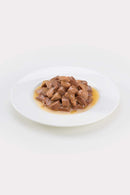Dein Bestes Nourriture humide pour chats au veau et à la dinde, en sauce, 100 g
