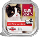 Dein Bestes Natvoer voor katten met rundvlees, 100 g