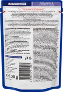 Dein Bestes Nourriture humide pour chats, certifiée MSC avec lieu noir et carrelet, en sauce, 100 g