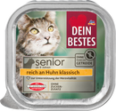 Dein Bestes Nourriture humide pour chats, Senior au poulet, 100 g