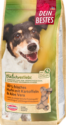 Dein Bestes Droogvoer voor honden, aardappel & aloë vera, Naturverliebt, 1 kg