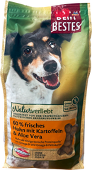 Dein Bestes Croquettes pour chiens, Nature Lovers, avec 60% de poulet frais et aloe vera, 1000 g